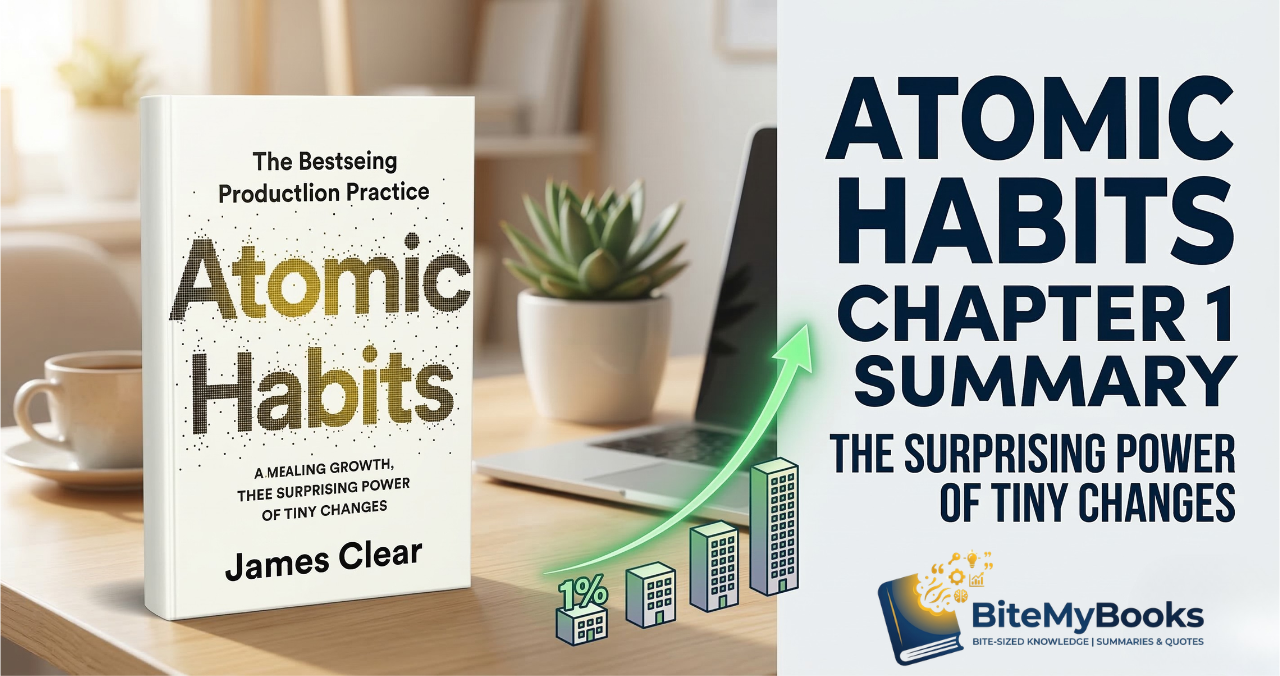 Atomic Habits Chapter 1 Summary: The Surprising Power of Tiny Changes for BiteMyBooks.com